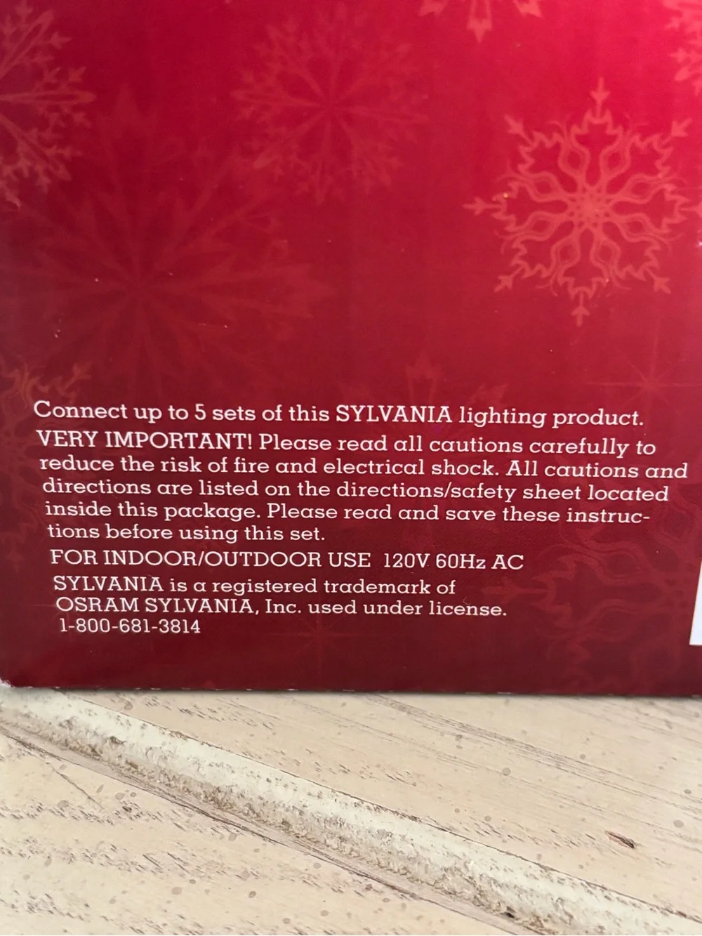 Sylvania 2 x 6 ft tree wrap lights